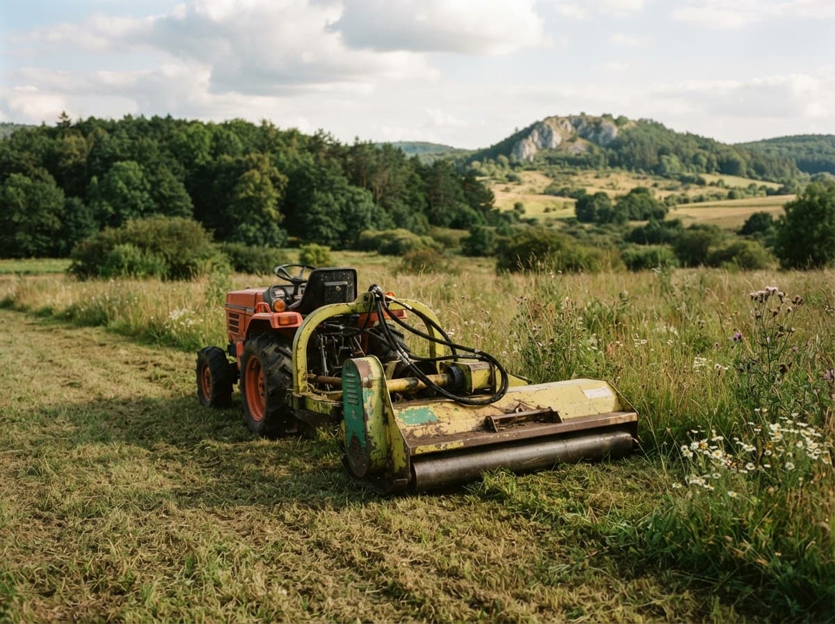 Zagęszczarka gruntu podczas ubijania podbudowy